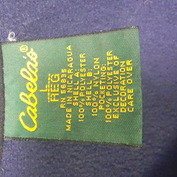 Cabela's Polartec Zip up jacket - Picture 4 of 10